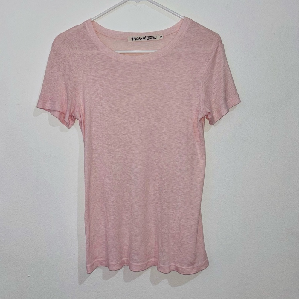 Michael Stars Pink Basic Tee - image 1